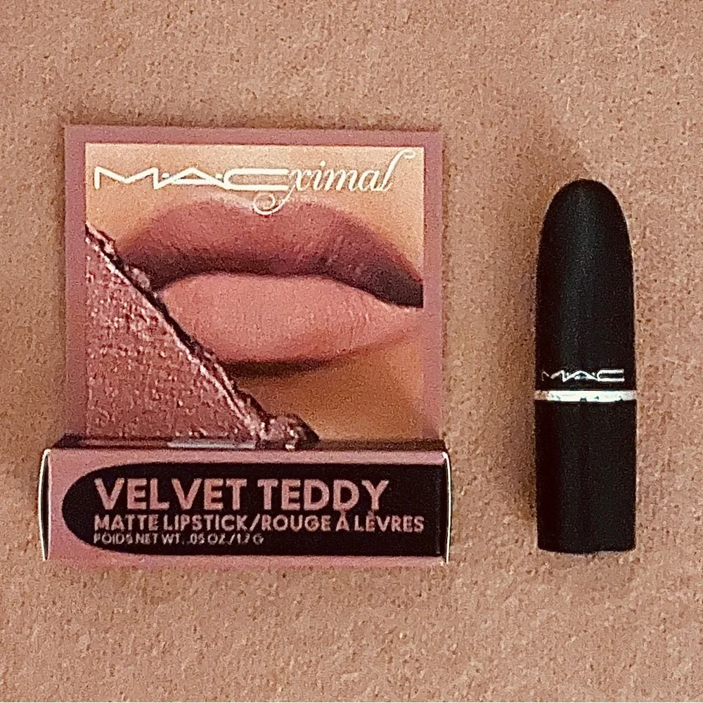 MAC COSMETICS RUBY WOO VELVET TEDDY LIPPIE BUNDLE | 3 ITEM SET | LIMITED EDITION